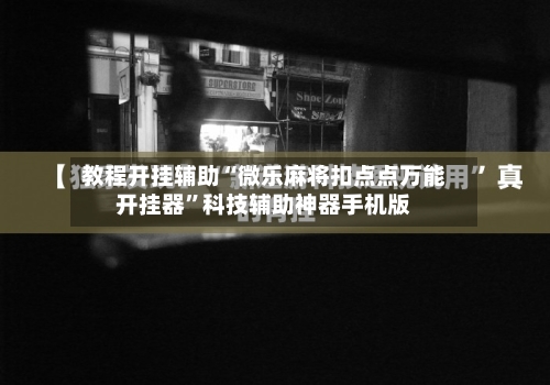 教程开挂辅助“微乐麻将扣点点万能开挂器”科技辅助神器手机版