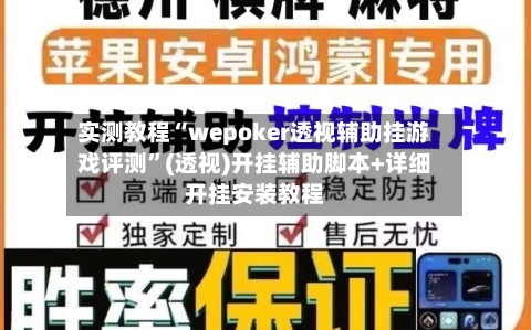 实测教程“wepoker透视辅助挂游戏评测”(透视)开挂辅助脚本+详细开挂安装教程-第3张图片
