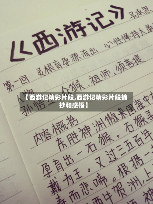 【西游记精彩片段,西游记精彩片段摘抄和感悟】