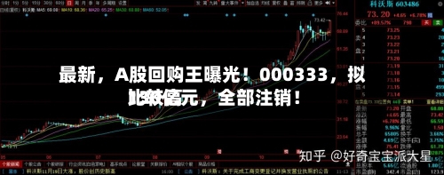 最新，A股回购王曝光！000333，拟比较高130亿元	，全部注销！-第3张图片