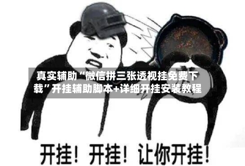 真实辅助“微信拼三张透视挂免费下载”开挂辅助脚本+详细开挂安装教程