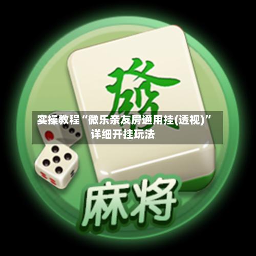 实操教程“微乐亲友房通用挂(透视)”详细开挂玩法