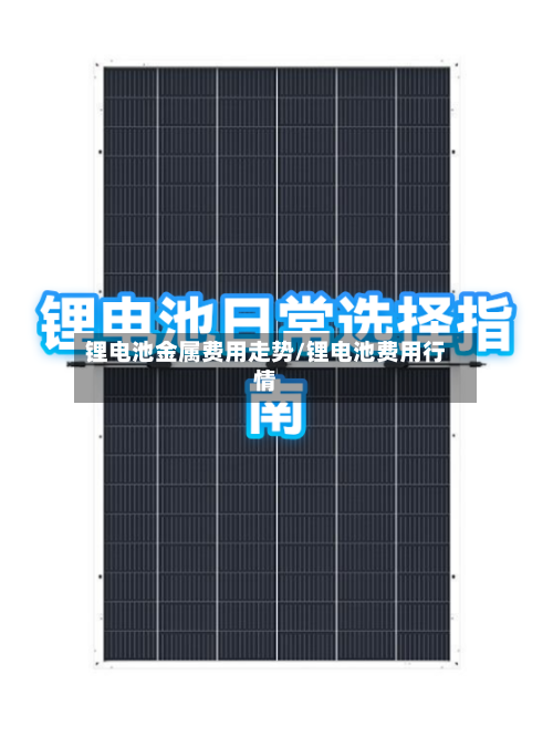 锂电池金属费用走势/锂电池费用行情-第3张图片