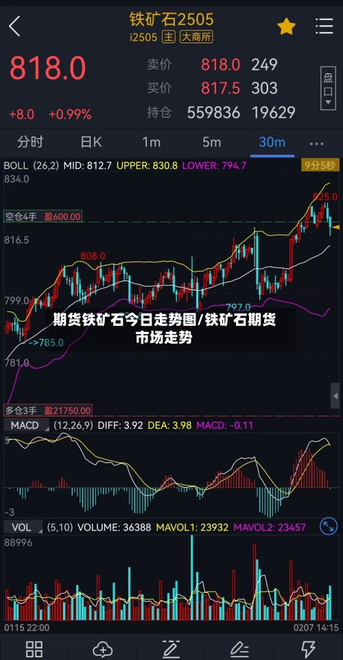 期货铁矿石今日走势图/铁矿石期货市场走势-第3张图片
